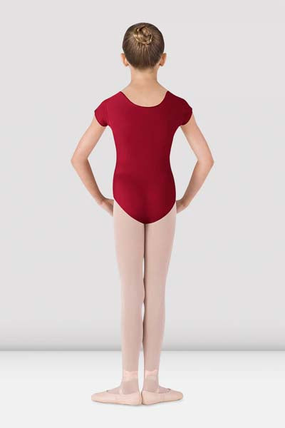 BLOCH CL5602 Girls Dujour Cap Sleeve Leotard Red